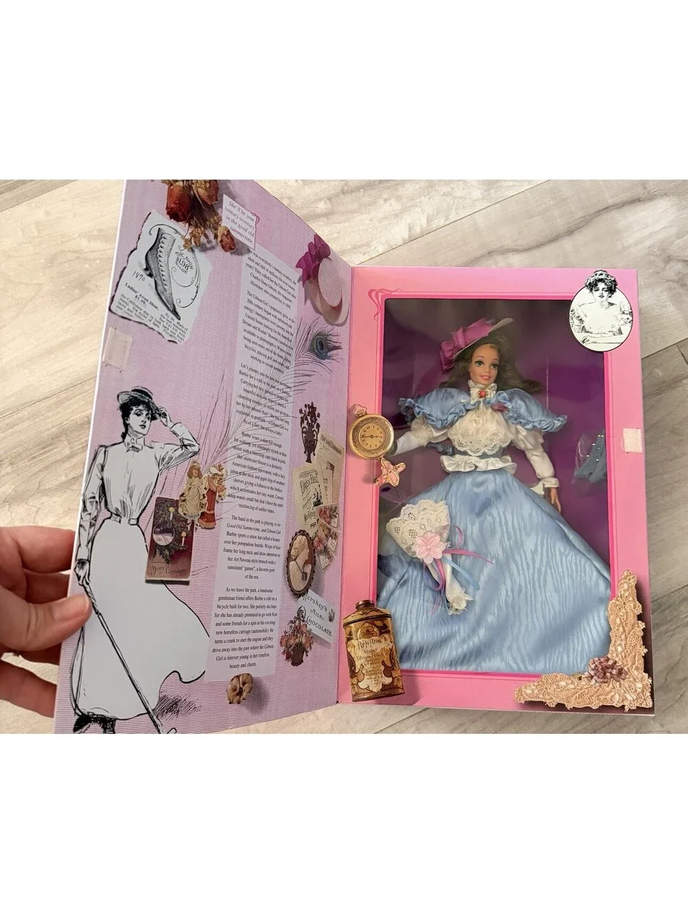 Vintage 1993 Gibson Girl Barbie Special Edition The Great Eras Collection #3702